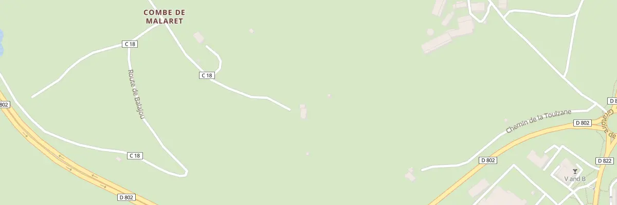 Plan du 1192 Rte de Malaret à Figeac