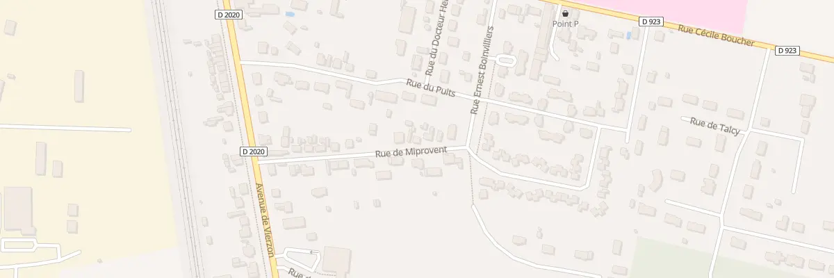 Plan du 17 Rue de Miprovent à Lamotte-Beuvron