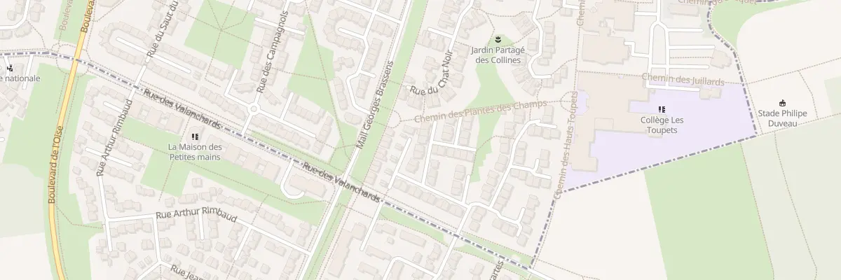 Plan du 29 Rue des Rouges Gorges à Vauréal