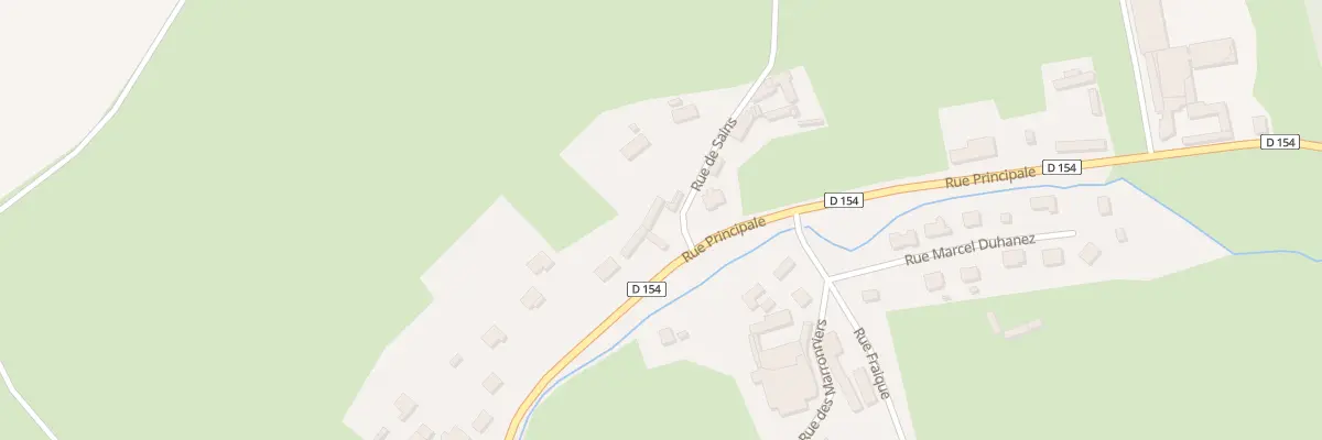 Plan du 1 Rue de Sains à Wambercourt