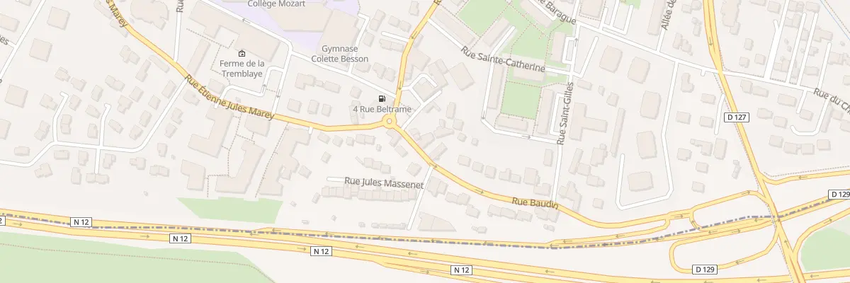 Plan du 15 Rue Baudin à Bois-d’Arcy