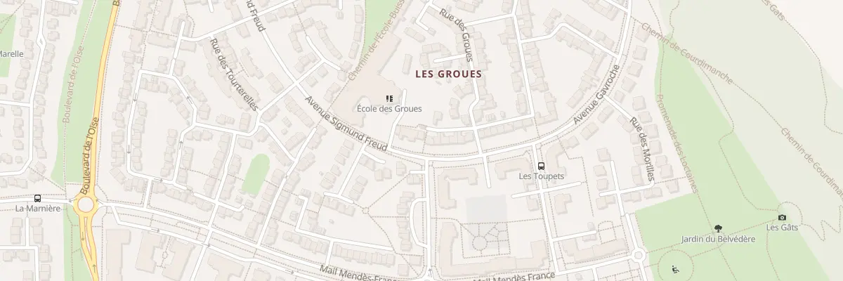 Plan du 13 Rue des Groues à Vauréal