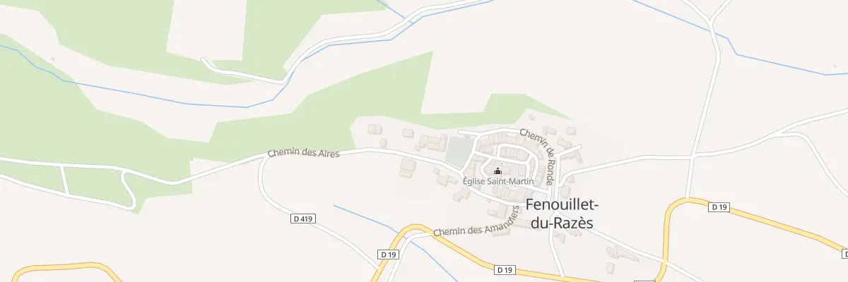 Plan du 1 Che des Aires à Fenouillet-du-Razès