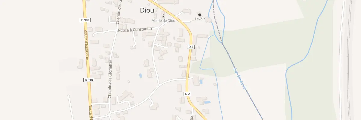 Plan du 470 Che du Gue à Diou