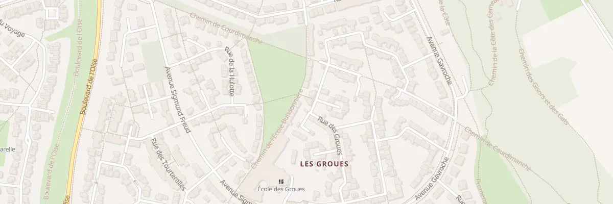 Plan du 79 Rue des Groues à Vauréal
