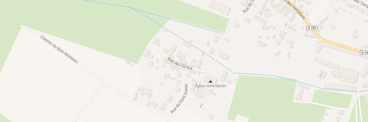 Plan du 6 Rue des Gnaux à Ivry-le-Temple