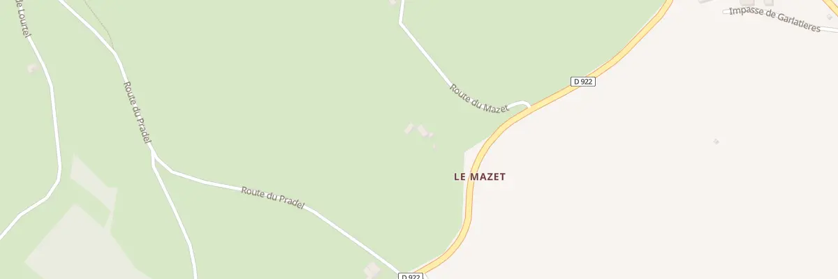 Plan du 5057 Le Mazet à Saint-André-de-Najac