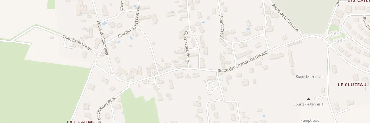 Plan du 24 Rte des Champs de Devant à Reuilly
