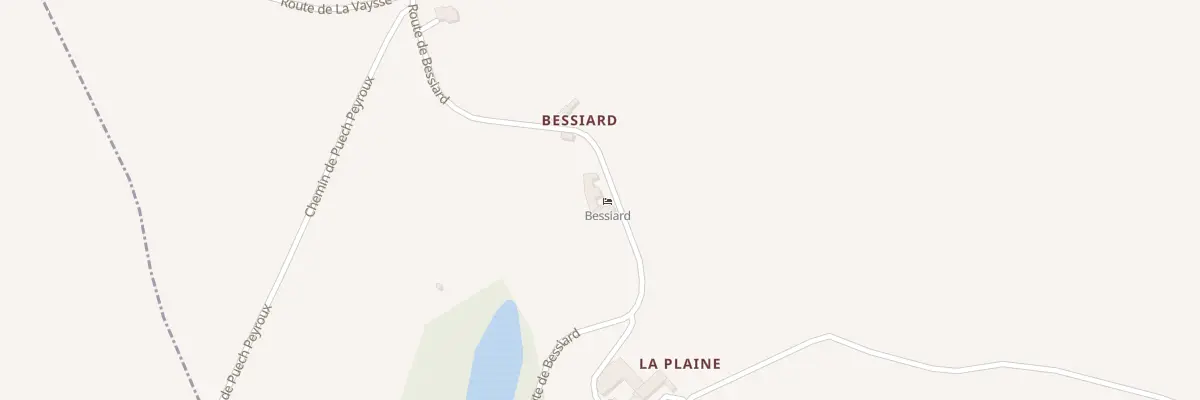 Plan du 5025 Bessiard à Laparrouquial