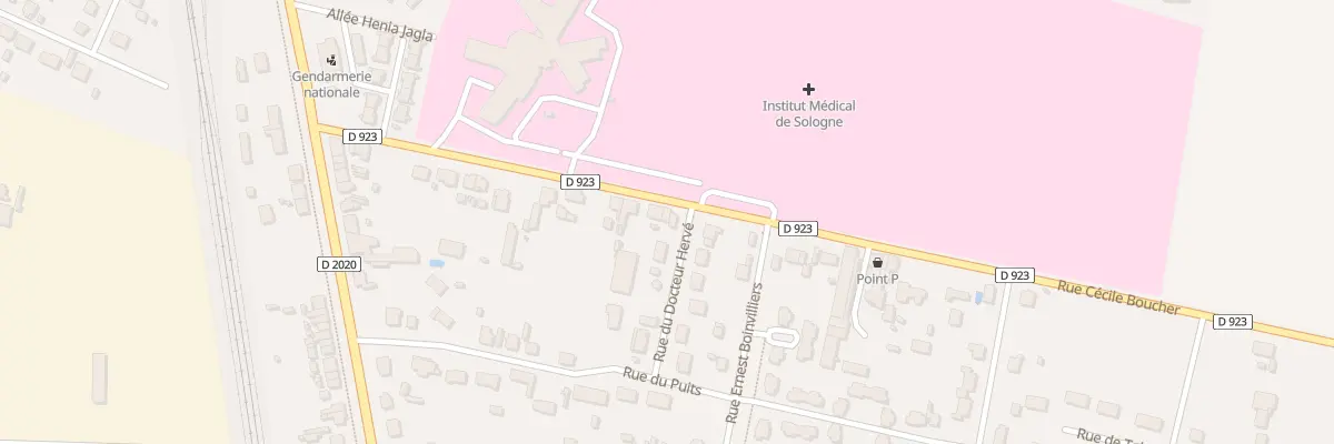 Plan du 34 Rue Cécile Boucher à Lamotte-Beuvron