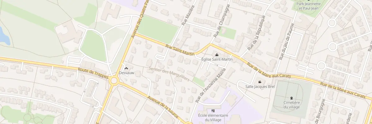 Plan du 8 Rue Saint-Martin à Montigny-le-Bretonneux