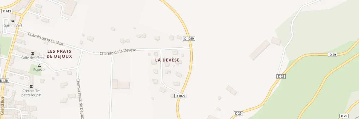 Plan du 22 Chem de la Devèse à Espezel