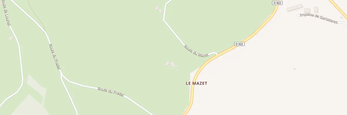 Plan du 5367 Le Mazet à Saint-André-de-Najac