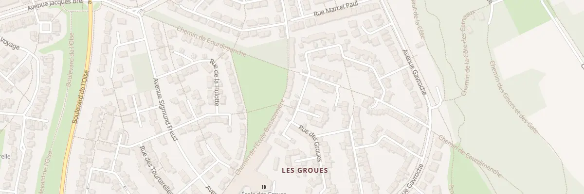 Plan du 83 Rue des Groues à Vauréal