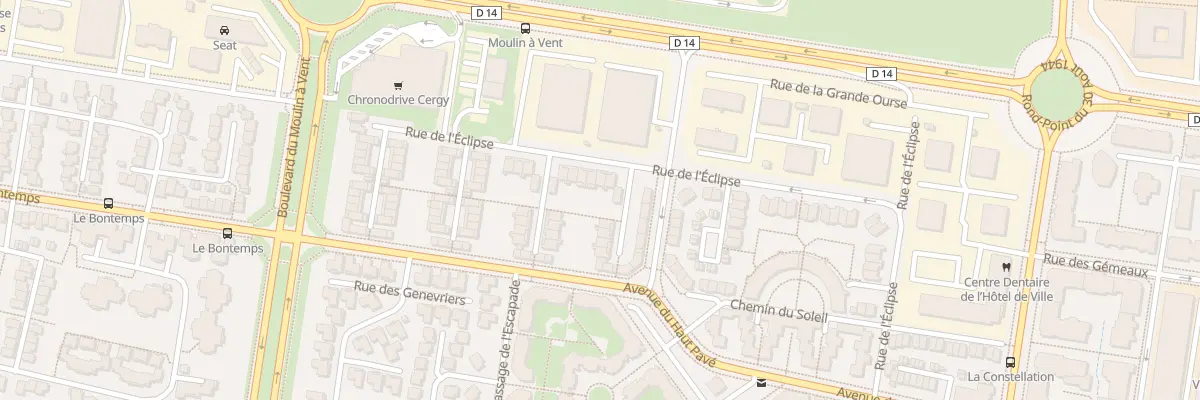 Plan du 47 Rue de l’Eclipse à Cergy