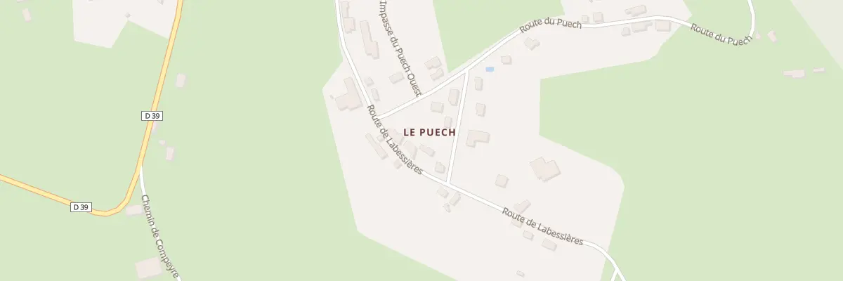 Plan du 7A Au Puech Ouest à Gorses