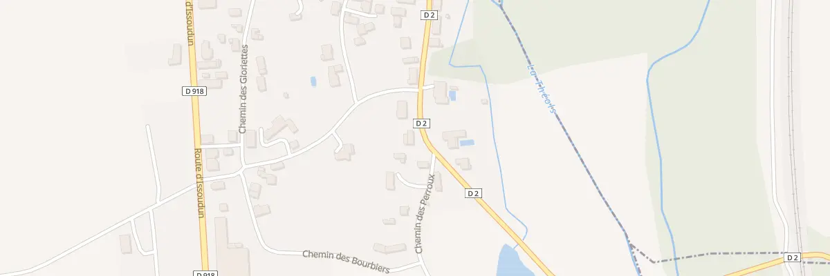 Plan du 576 Che du Gue à Diou