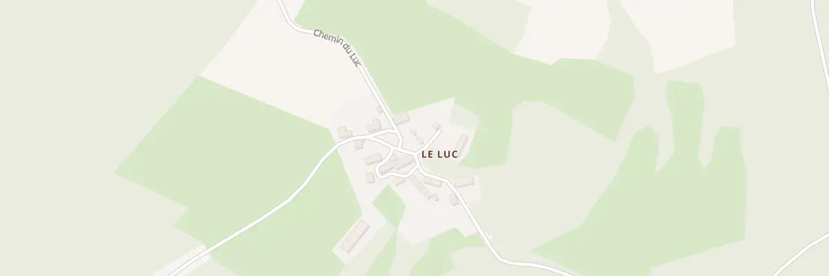 Plan du 28 Le Luc à Gentioux-Pigerolles