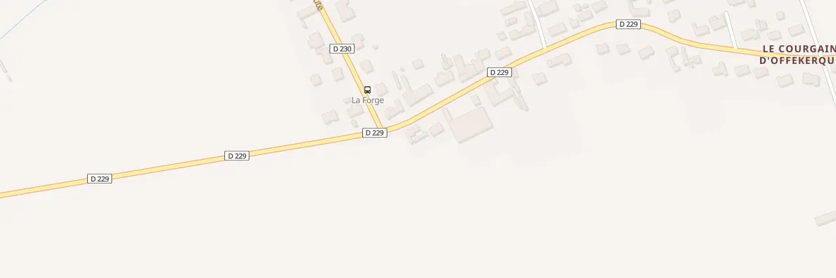 Plan du 65 Rue du Courgain à Offekerque