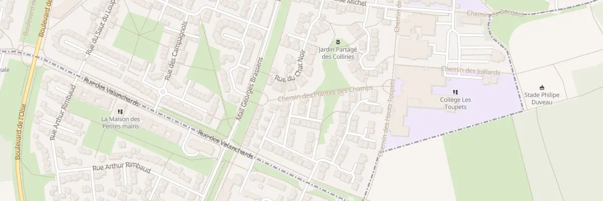 Plan du 39 Rue des Rouges Gorges à Vauréal