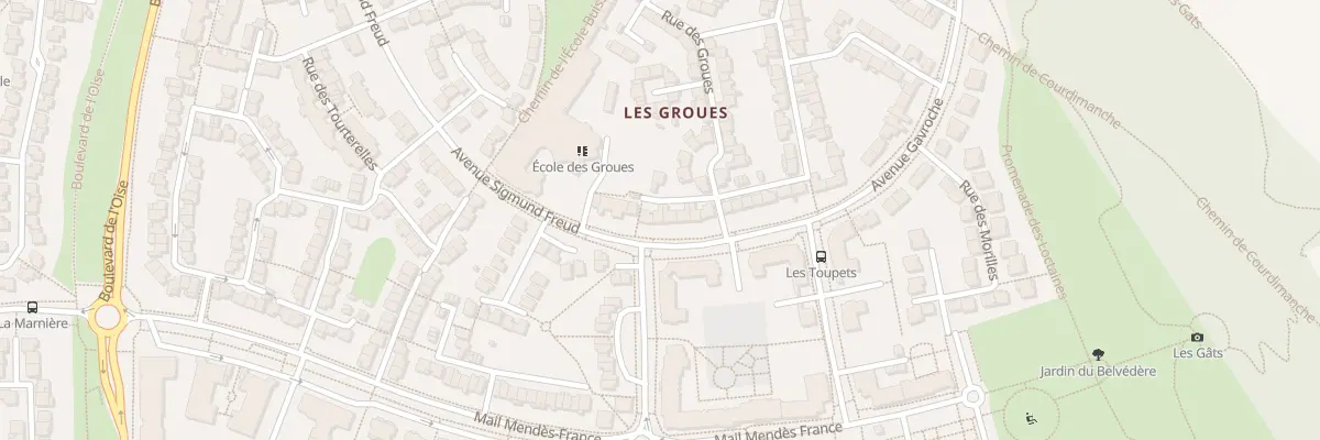 Plan du 9 Rue des Groues à Vauréal