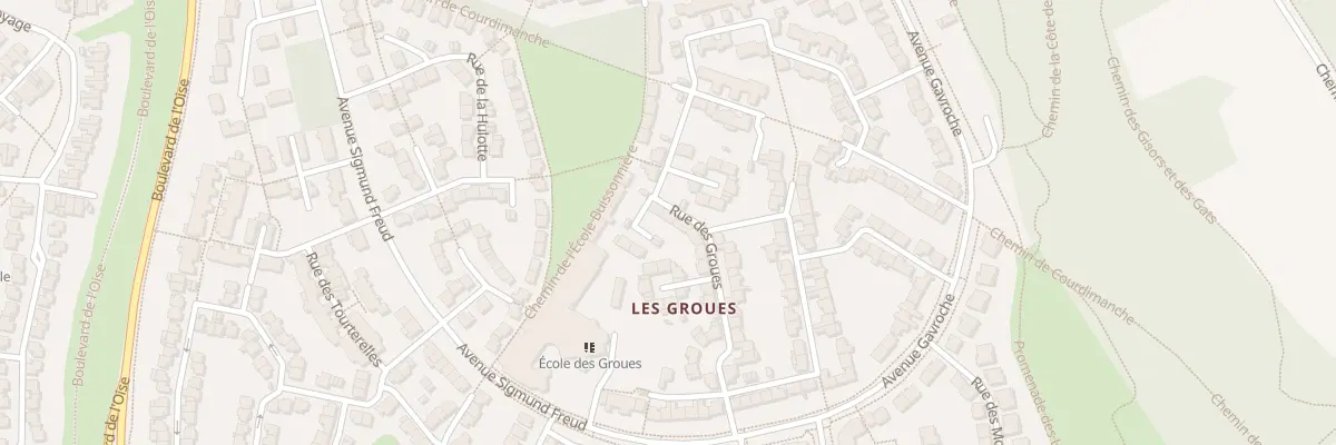 Plan du 59 Rue des Groues à Vauréal