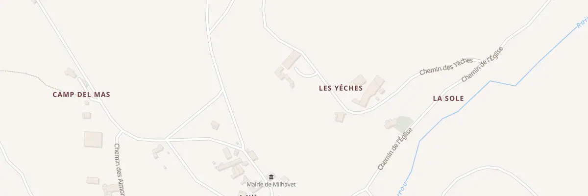 Plan du 5019 Les Yeches à Milhavet