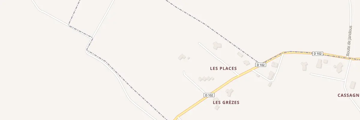 Plan du 192 Rte de Labastide à Castelnau-de-Lévis