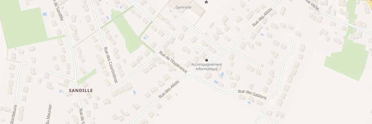 Plan du 318 Rue des Allots à Sandillon