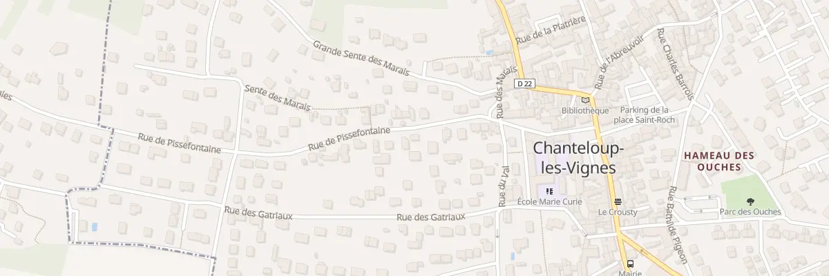 Plan du 21 Rue de Pissefontaine à Chanteloup-les-Vignes