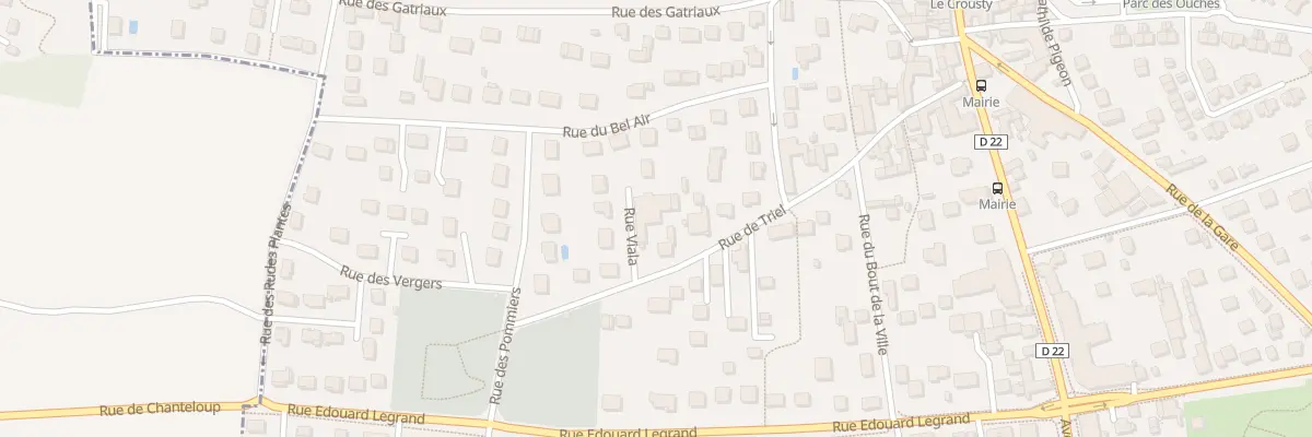 Plan du 28 Rue de Triel à Chanteloup-les-Vignes