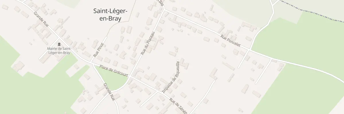 Plan du 7 Rue de Sénéfontaine à Saint-Léger-en-Bray