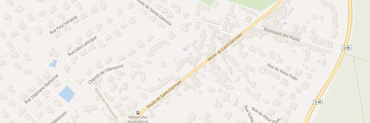 Plan du 27 Rte de Saint Germain à Saint-Nom-la-Bretèche