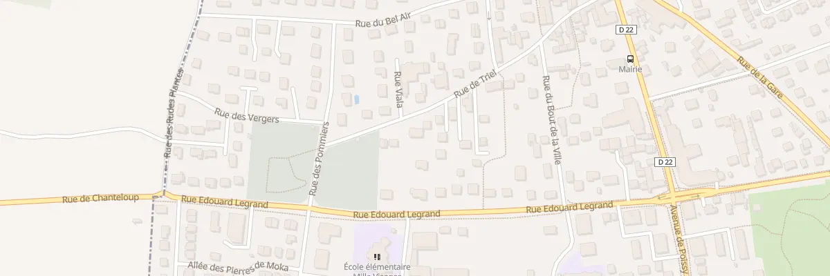 Plan du 33 Rue de Triel à Chanteloup-les-Vignes