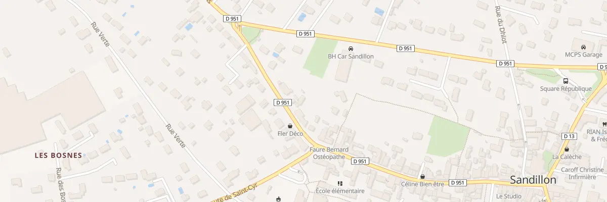 Plan du 420 Rte d’Orléans à Sandillon