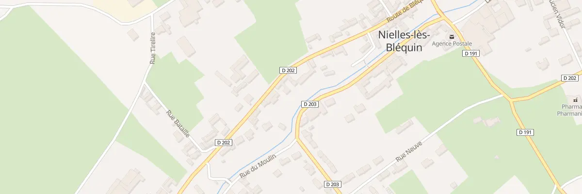 Plan du 25 Rue de Blequin à Nielles-lès-Bléquin