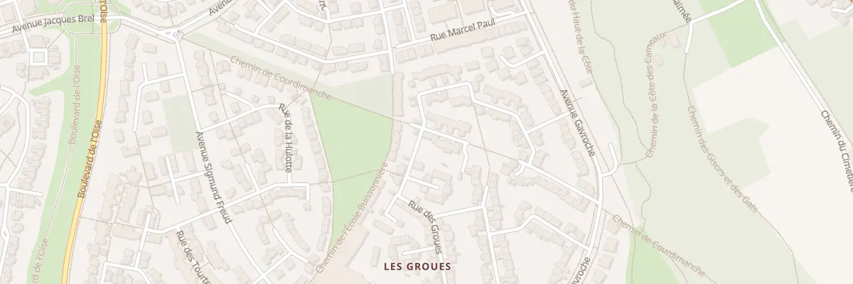 Plan du 54 Rue des Groues à Vauréal