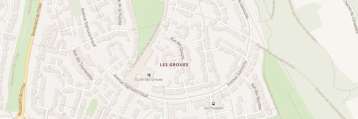 Plan du 35 Rue des Groues à Vauréal