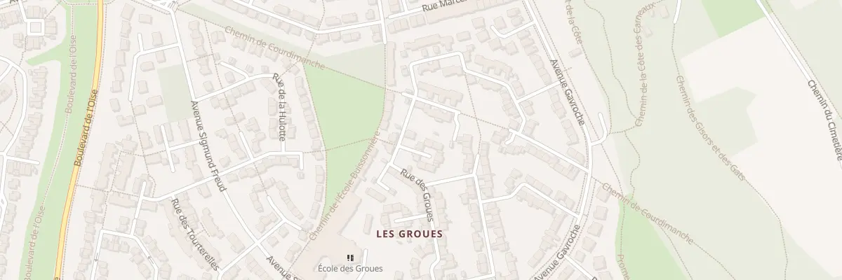 Plan du 44 Rue des Groues à Vauréal