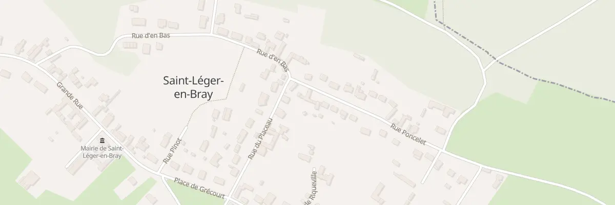 Plan du 4 Rue Poncelet à Saint-Léger-en-Bray