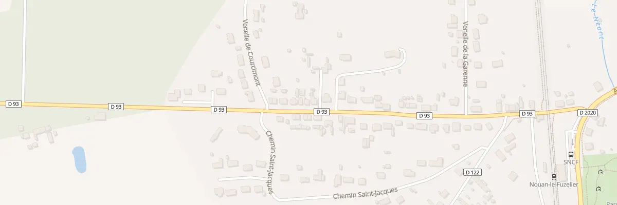 Plan du 52 Rue des Bruyères à Nouan-le-Fuzelier