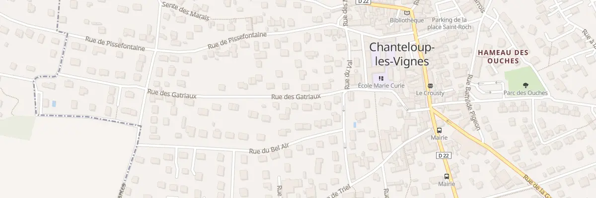 Plan du 21 Rue des Gatriaux à Chanteloup-les-Vignes