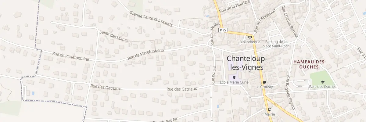 Plan du 17 Rue de Pissefontaine à Chanteloup-les-Vignes