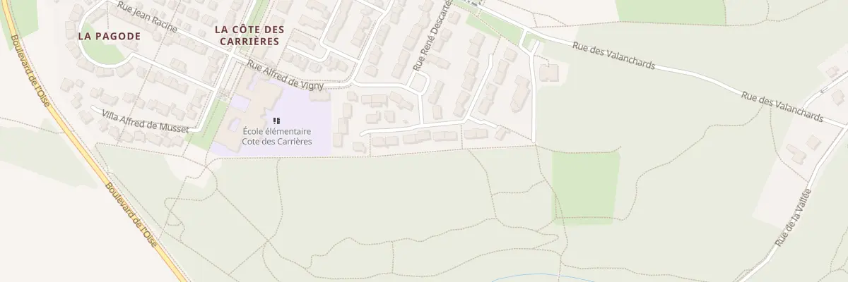 Plan du 18 Rue Nicolas Boileau à Jouy-le-Moutier