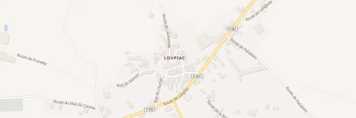 Plan du 5013 Loupiac à Causse-et-Diège