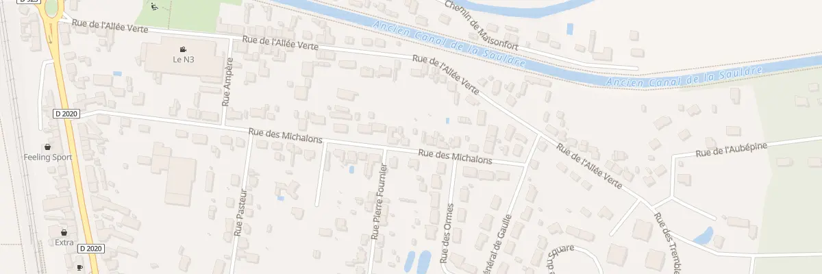 Plan du 45 Rue des Michalons à Lamotte-Beuvron