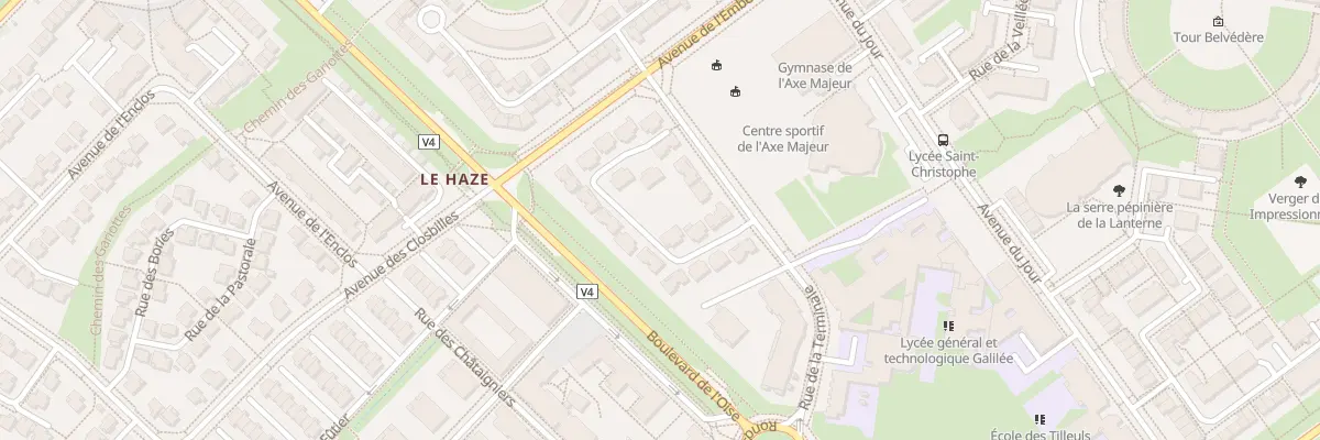Plan du 15 Rue de la Terminale à Cergy