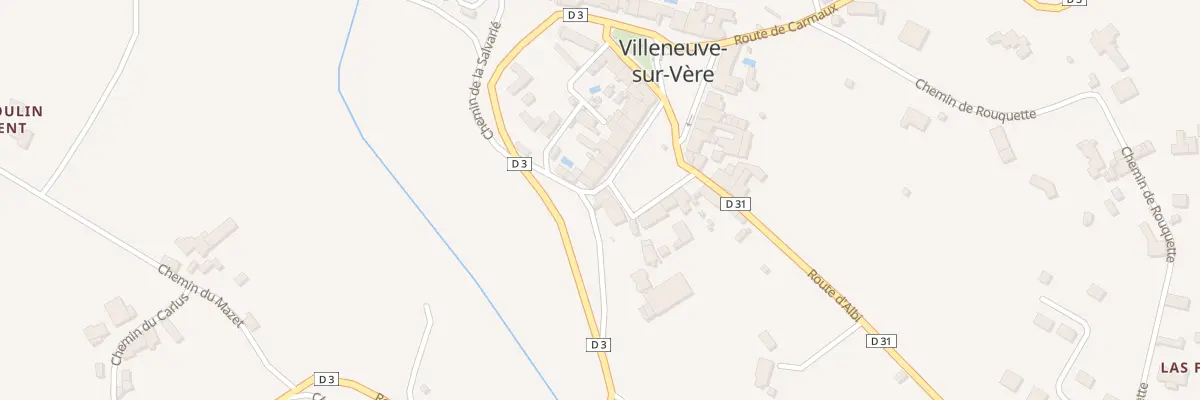 Plan du 3 Pl du Village à Villeneuve-sur-Vère