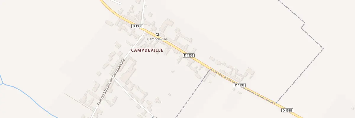 Plan du 20 Grande Rue de Campdeville à Milly-sur-Thérain