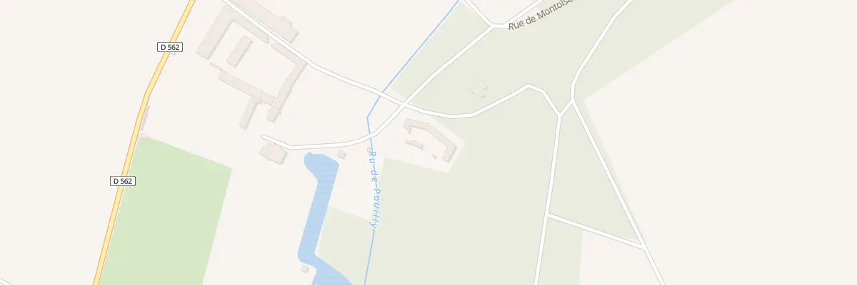 Plan du 24 La Ferme de Pouilly à Pouilly
